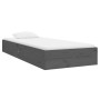 Gray solid wood single bed frame 75x190 cm by vidaXL, Beds and slatted bases - Ref: Foro24-820064, Price: 96,22 €, Discount: %