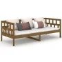 Honigbraunes Schlafsofa aus massivem Kiefernholz, 80 x 200 cm von vidaXL, Betten und Lattenroste - Ref: Foro24-820215, Preis:...