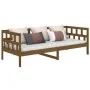 Honigbraunes Schlafsofa aus massivem Kiefernholz, 80 x 200 cm von vidaXL, Betten und Lattenroste - Ref: Foro24-820215, Preis:...