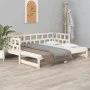 Removable sofa bed solid pine wood 2x(90x200) cm by vidaXL, Beds and slatted bases - Ref: Foro24-820222, Price: 209,84 €, Dis...