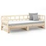 Removable sofa bed solid pine wood 2x(90x200) cm by vidaXL, Beds and slatted bases - Ref: Foro24-820222, Price: 209,84 €, Dis...