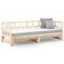 Sofá cama extraíble madera maciza de pino 2x(90x200) cm de vidaXL, Camas y somieres - Ref: Foro24-820222, Precio: 213,87 €, D...
