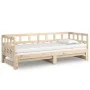 Removable sofa bed solid pine wood 2x(90x200) cm by vidaXL, Beds and slatted bases - Ref: Foro24-820222, Price: 209,84 €, Dis...