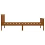 Estructura de cama madera maciza pino marrón miel 90x200 cm de vidaXL, Camas y somieres - Ref: Foro24-322188, Precio: 117,89 ...