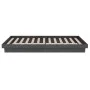 Gray solid wood single bed frame 75x190 cm by vidaXL, Beds and slatted bases - Ref: Foro24-819934, Price: 116,11 €, Discount: %