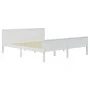 Solid pine wood bed frame 200x200 cm by vidaXL, Beds and slatted bases - Ref: Foro24-322187, Price: 199,52 €, Discount: %