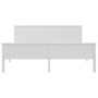 Solid pine wood bed frame 200x200 cm by vidaXL, Beds and slatted bases - Ref: Foro24-322187, Price: 203,16 €, Discount: %