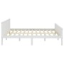 Solid pine wood bed frame 200x200 cm by vidaXL, Beds and slatted bases - Ref: Foro24-322187, Price: 203,16 €, Discount: %