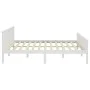 Solid pine wood bed frame 200x200 cm by vidaXL, Beds and slatted bases - Ref: Foro24-322187, Price: 199,52 €, Discount: %