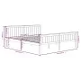 Solid pine wood bed frame 200x200 cm by vidaXL, Beds and slatted bases - Ref: Foro24-322187, Price: 199,52 €, Discount: %
