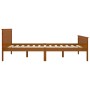 Estructura de cama madera maciza pino marrón miel 140x200 cm de vidaXL, Camas y somieres - Ref: Foro24-322191, Precio: 115,59...