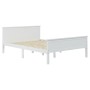 Solid white pine wood bed frame 160x200 cm by vidaXL, Beds and slatted bases - Ref: Foro24-322185, Price: 211,62 €, Discount: %