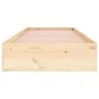 Estructura de cama madera maciza 75x190 cm de vidaXL, Camas y somieres - Ref: Foro24-820062, Precio: 73,98 €, Descuento: %