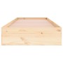 Solid wood bed frame 75x190 cm by vidaXL, Beds and slatted bases - Ref: Foro24-820062, Price: 74,95 €, Discount: %