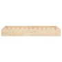 Solid wood bed frame 75x190 cm by vidaXL, Beds and slatted bases - Ref: Foro24-820062, Price: 74,95 €, Discount: %
