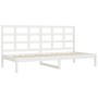 Solid white pine wood sofa bed 80x200 cm by vidaXL, Beds and slatted bases - Ref: Foro24-3108208, Price: 134,87 €, Discount: %