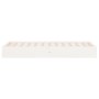 White single solid wood bed frame 75x190 cm by vidaXL, Beds and slatted bases - Ref: Foro24-820063, Price: 87,91 €, Discount: %