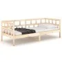 Solid pine wood sofa bed 90x190 cm by vidaXL, Beds and slatted bases - Ref: Foro24-820217, Price: 119,12 €, Discount: %