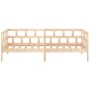 Solid pine wood sofa bed 90x190 cm by vidaXL, Beds and slatted bases - Ref: Foro24-820217, Price: 121,04 €, Discount: %