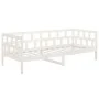 Schlafsofa aus massivem weißem Kiefernholz, 90 x 200 cm von vidaXL, Betten und Lattenroste - Ref: Foro24-820208, Preis: 93,69...