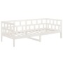 Schlafsofa aus massivem weißem Kiefernholz, 90 x 200 cm von vidaXL, Betten und Lattenroste - Ref: Foro24-820208, Preis: 127,0...