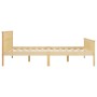 Solid pine wood bed frame 140x200 cm by vidaXL, Beds and slatted bases - Ref: Foro24-322177, Price: 123,63 €, Discount: %