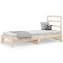 Abnehmbares Schlafsofa aus massivem Kiefernholz 2x(90x190) cm von vidaXL, Betten und Lattenroste - Ref: Foro24-3108312, Preis...