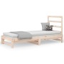 Sofá cama extraíble madera maciza de pino 2x(90x190) cm de vidaXL, Camas y somieres - Ref: Foro24-3108312, Precio: 137,25 €, ...