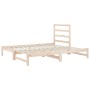 Sofá cama extraíble madera maciza de pino 2x(90x190) cm de vidaXL, Camas y somieres - Ref: Foro24-3108312, Precio: 137,25 €, ...