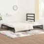 Removable sofa bed solid gray pine wood 2x(90x200) cm by vidaXL, Beds and slatted bases - Ref: Foro24-3108304, Price: 178,20 ...