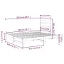 Removable sofa bed solid gray pine wood 2x(90x200) cm by vidaXL, Beds and slatted bases - Ref: Foro24-3108304, Price: 178,20 ...