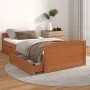 Estructura cama cajones madera maciza de pino marrón 90x200 cm de vidaXL, Camas y somieres - Ref: Foro24-322161, Precio: 209,...