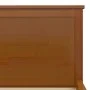 Solid pine wood bed frame honey brown 200x200 cm by vidaXL, Beds and slatted bases - Ref: Foro24-322194, Price: 107,00 €, Dis...