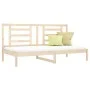 Solid pine wood sofa bed 80x200 cm by vidaXL, Beds and slatted bases - Ref: Foro24-3108061, Price: 115,20 €, Discount: %