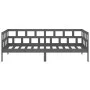 Solid gray pine wood sofa bed 90x200 cm by vidaXL, Beds and slatted bases - Ref: Foro24-820209, Price: 114,36 €, Discount: %