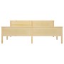 Solid pine wood bed frame 200x200 cm by vidaXL, Beds and slatted bases - Ref: Foro24-322180, Price: 106,71 €, Discount: %