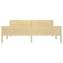 Solid pine wood bed frame 200x200 cm by vidaXL, Beds and slatted bases - Ref: Foro24-322180, Price: 105,62 €, Discount: %