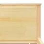 Solid pine wood bed frame 100x200 cm by vidaXL, Beds and slatted bases - Ref: Foro24-322175, Price: 72,85 €, Discount: %