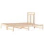 Sofá cama extraíble madera maciza de pino 2x(90x190) cm de vidaXL, Camas y somieres - Ref: Foro24-3108357, Precio: 142,33 €, ...
