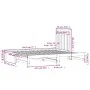 Removable sofa bed solid pine wood 2x(90x190) cm by vidaXL, Beds and slatted bases - Ref: Foro24-3108357, Price: 140,59 €, Di...