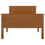 Estructura de cama madera maciza pino marrón miel 100x200 cm de vidaXL, Camas y somieres - Ref: Foro24-322189, Precio: 98,76 ...
