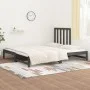 Removable sofa bed solid gray pine wood 2x(90x200) cm by vidaXL, Beds and slatted bases - Ref: Foro24-3108319, Price: 183,15 ...