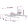 Removable sofa bed solid gray pine wood 2x(90x200) cm by vidaXL, Beds and slatted bases - Ref: Foro24-3108319, Price: 183,15 ...