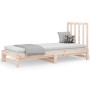 Removable sofa bed solid pine wood 2x(90x190) cm by vidaXL, Beds and slatted bases - Ref: Foro24-3108327, Price: 141,04 €, Di...