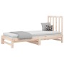 Removable sofa bed solid pine wood 2x(90x190) cm by vidaXL, Beds and slatted bases - Ref: Foro24-3108327, Price: 141,04 €, Di...