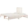 Abnehmbares Schlafsofa aus massivem Kiefernholz 2x(90x190) cm von vidaXL, Betten und Lattenroste - Ref: Foro24-3108327, Preis...