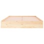 Solid wood double bed frame 135x190 cm by vidaXL, Beds and slatted bases - Ref: Foro24-820077, Price: 102,62 €, Discount: %