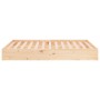 Solid wood double bed frame 135x190 cm by vidaXL, Beds and slatted bases - Ref: Foro24-820077, Price: 102,62 €, Discount: %