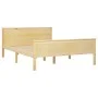 Solid white pine wood bed frame 160x200 cm by vidaXL, Beds and slatted bases - Ref: Foro24-322178, Price: 101,79 €, Discount: %