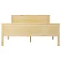 Solid white pine wood bed frame 160x200 cm by vidaXL, Beds and slatted bases - Ref: Foro24-322178, Price: 101,79 €, Discount: %